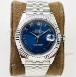 VR Factory Replica Rolex Datejust II  Watch Blue Face 41mm Roman Hour Markers  (1)_th.jpg